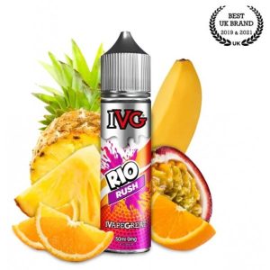 50mg IVG paruoštas 60ml Nic Salt RIO RUSH 50/50