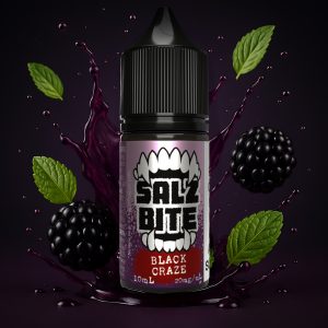 BLACK CRAZE 10ml SALZ BITE ( 10vnt dežė )