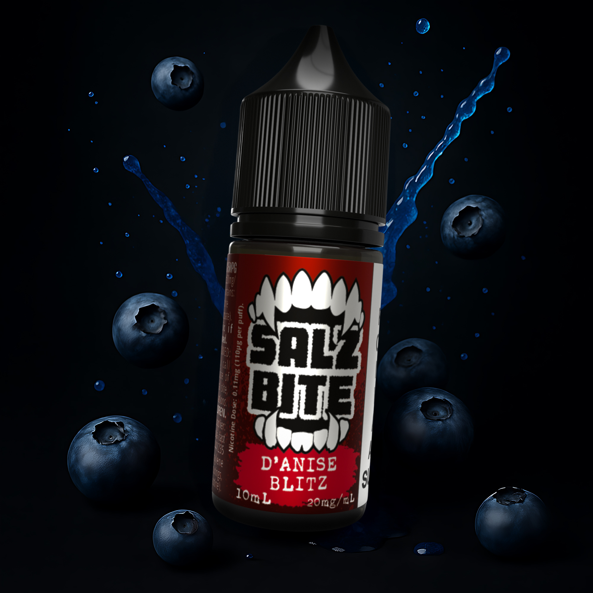 DANISE BLITZ 10ml SALZ BITE ( 10vnt dežė )