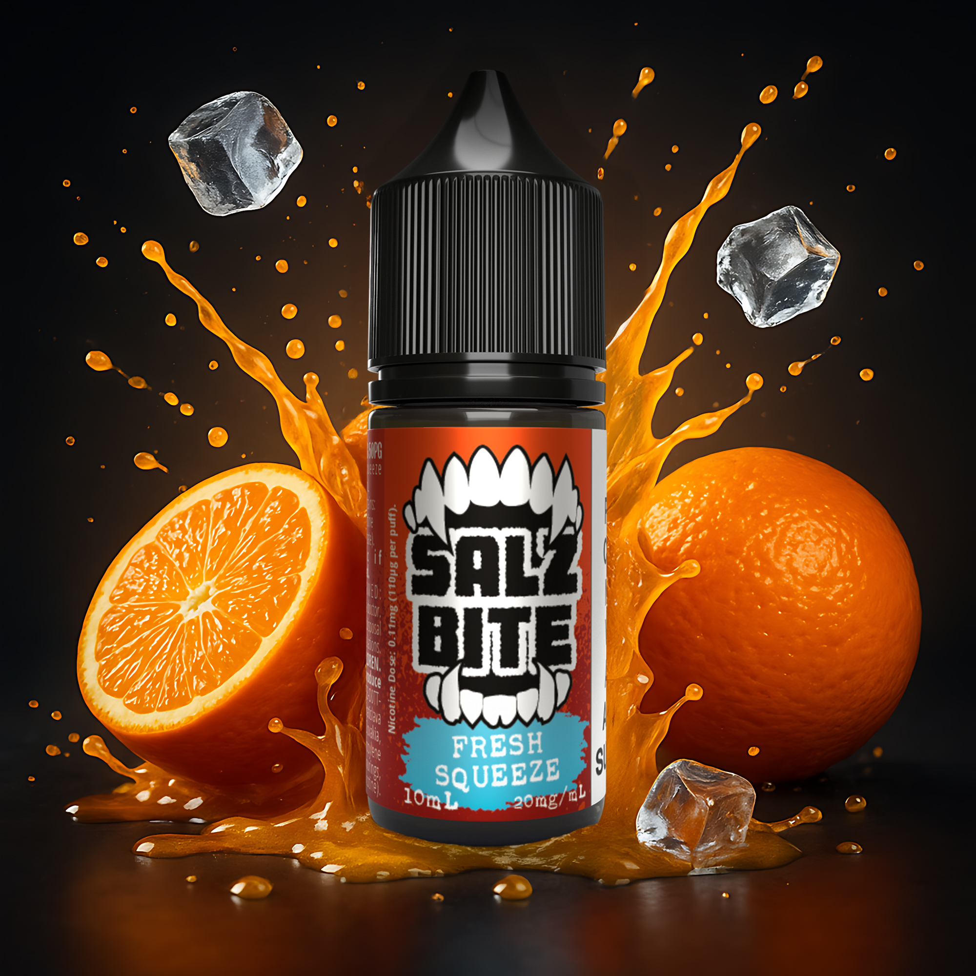 FRESH SQUEEZE 10ml SALZ BITE ( 10vnt dežė )