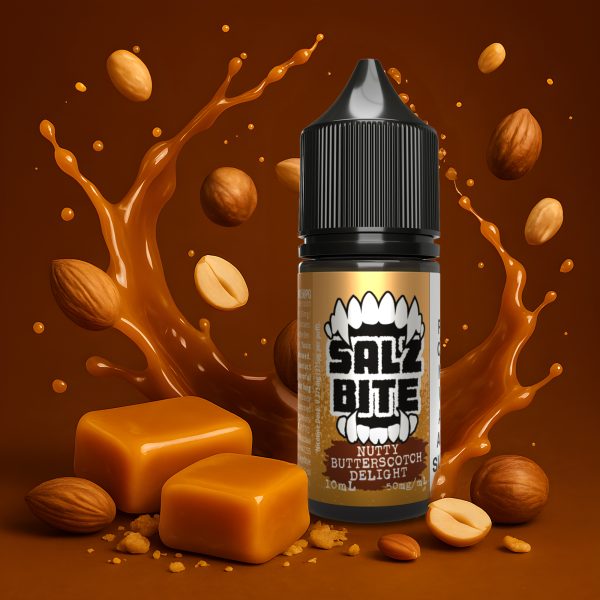 Nutty Butterscotch Delight 10ml SALZ BITE ( 10vnt dežė )