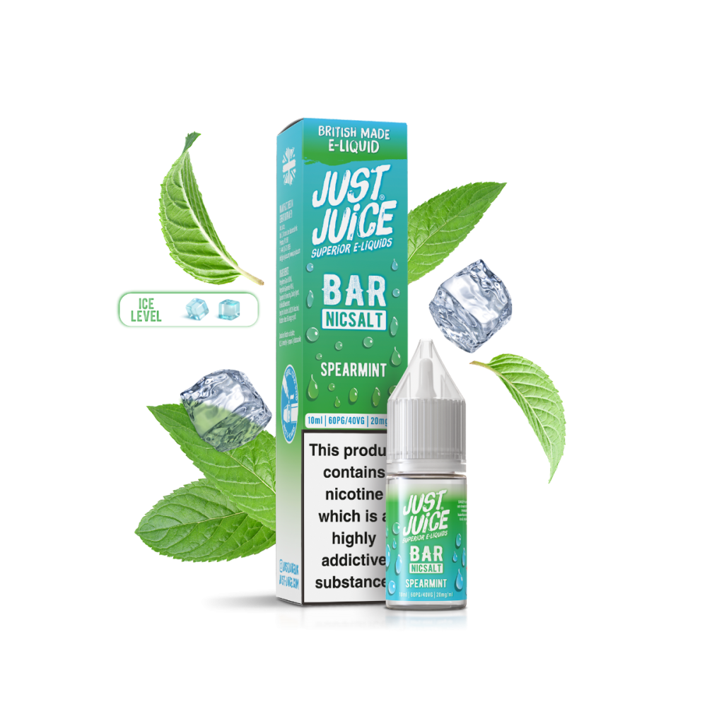 SPEARMINT 20mg 10ml BAR Just Juice
