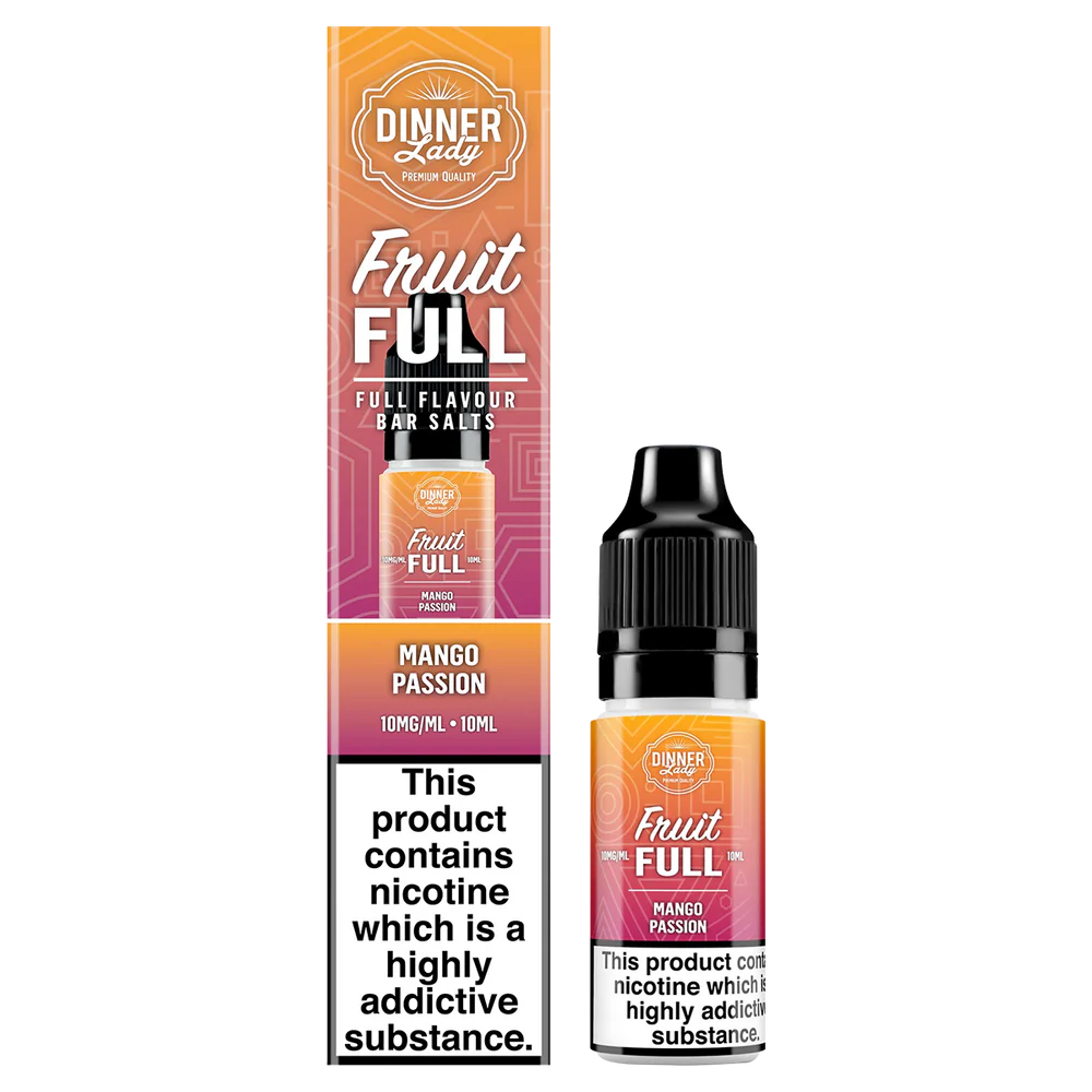 Mango Passion 20mg 10ml Bar Salt Dinner Lady