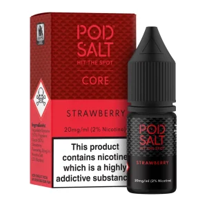 Strawberry 5vnt dežė Pod Salt Core