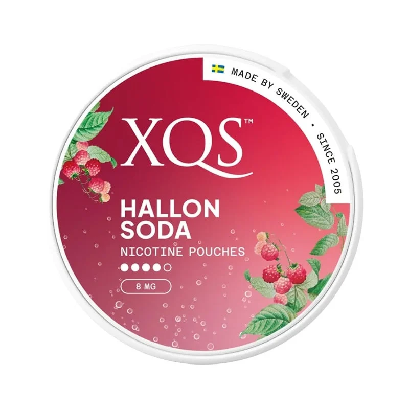 Hallonsoda 16mg XQS