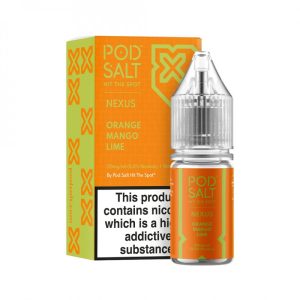 Orange Mango Lime 5vnt dežė 10ml 20mg Pod Salt Nexus