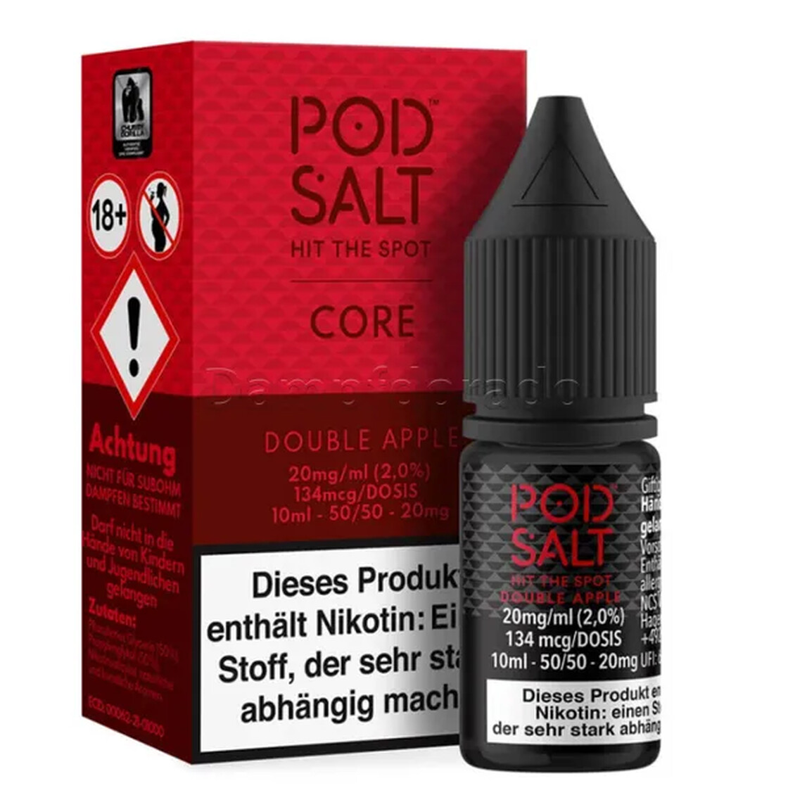 Double Apple 5vnt dežė Pod Salt Core