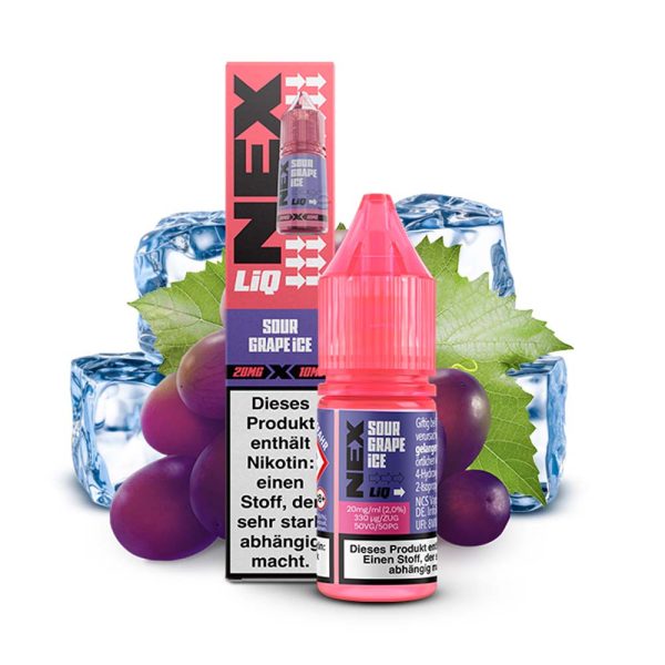 Sour Grape Ice 10vnt dežė 10ml 20mg NEXLIG Pod Salt