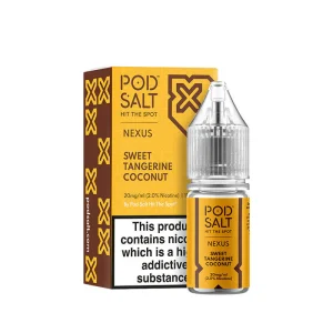 Sweet Tangerine Coconut 5vnt dežė 10ml 20mg Pod Salt Nexus