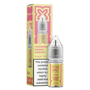 Strawberry Banana Rhubarb 5vnt dežė 10ml 20mg Pod Salt Nexus