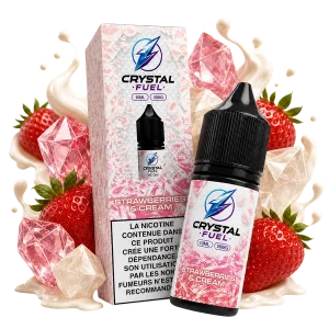 Strawberries & Cream 20mg 10ml Crystal Fuel