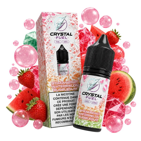 Strawberry Watermelon Bubblegum 20mg 10ml Crystal Fuel